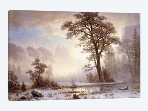 Valley of the Yosemite -Snow Fall,