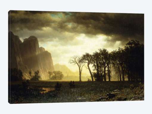Passing Storm in Yosemite, 1865
