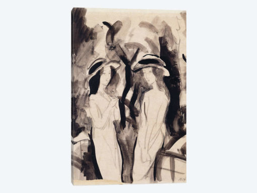Two Girls; Zwei Madchen, 1914