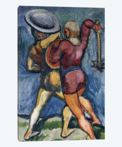 Two Warriors; Zwei Kampfende, 1910