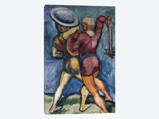 Two Warriors; Zwei Kampfende, 1910