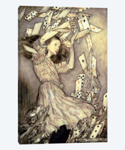 Alice And The Pack Of Cards (Illustration from Lewis Carroll's Alice's Adventures In Wonderland), 1907