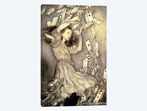 Alice And The Pack Of Cards (Illustration from Lewis Carroll's Alice's Adventures In Wonderland), 1907