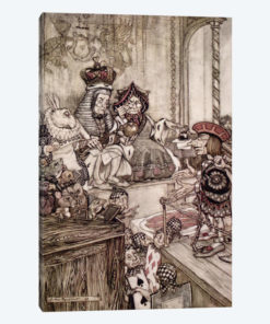 Knave Before The King And Queen Of Hearts (Illustration from Lewis Carroll's Alice's Adventures In Wonderland), 1907
