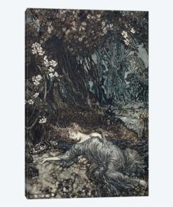 Tatiana Lying Asleep (Illustration From William Shakespeare's A Midsummer Night's Dream), 1908