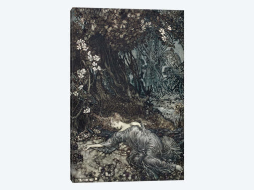 Tatiana Lying Asleep (Illustration From William Shakespeare's A Midsummer Night's Dream), 1908