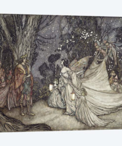 The Meeting Of Oberon And Titania (Unused Illustration From William Shakespeare's A Midsummer Night's Dream), 1908