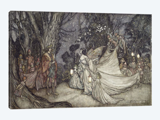 The Meeting Of Oberon And Titania (Unused Illustration From William Shakespeare's A Midsummer Night's Dream), 1908