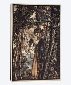 Brunnhilde Slowly And Silently Leads Her Horse Down The Path To The Cave (Richard Wagner's The Rhinegold & The Valkyrie), 1910