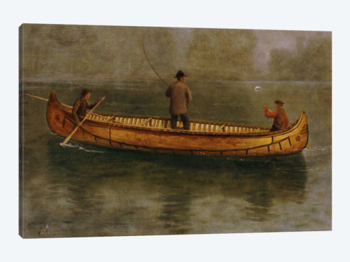 Fishing From A Canoe