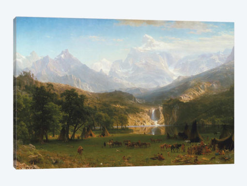 Rocky Mountains, Lander's Peak, 1863