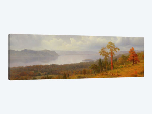 View On The Hudson Looking Across The Tappen Zee Towards Hook Mountain, 1866
