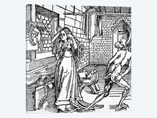 The Demon Of Vanity And The Coquette (Illustration From The Book Of The Knight Of The Tower)