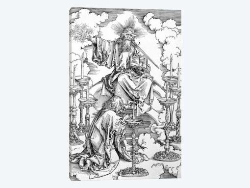 The Vision Of The Seven Candlesticks (Illustration From The Apocalypse)