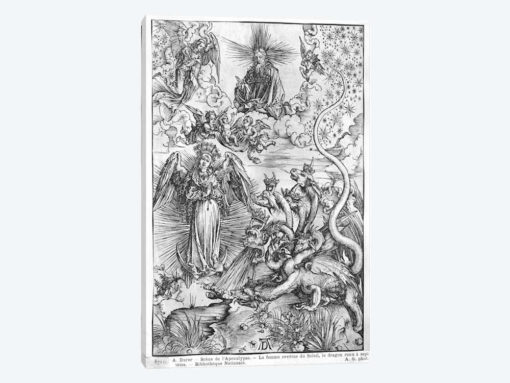 The Woman Clothed With The Sun And The Seven-Headed Dragon (Illustration From The Apocalypse - Latin Edition)