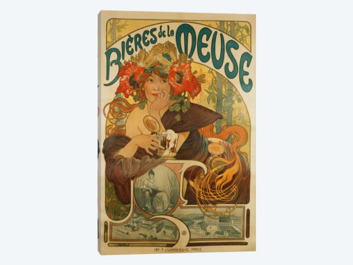 Bieres de La Meuse (Meuse Beer) Advertisement, 1897