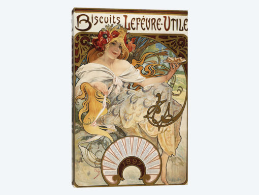 Lefevre-Utile Biscuit Co. Calendar Advertisement, 1897