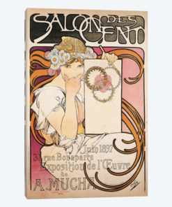 Salon des Cent June 1897 Exhibition Advertisment
