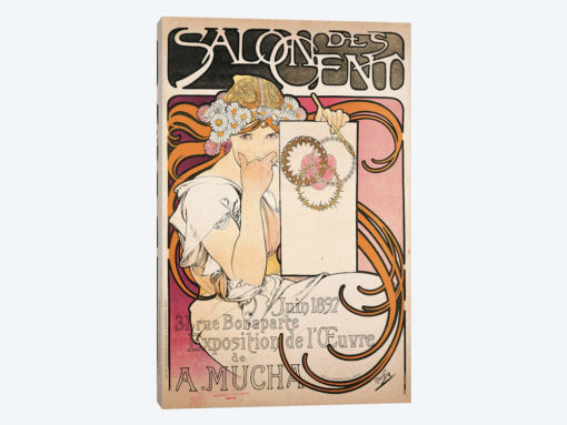 Salon des Cent June 1897 Exhibition Advertisment