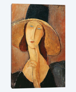 Portrait Of Jeanne Hebuterne In A Large Hat, c.1918-19