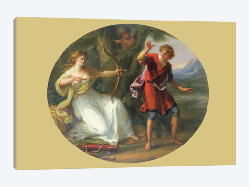 A Nymph Drawing Her Bow On A Youth, 1780