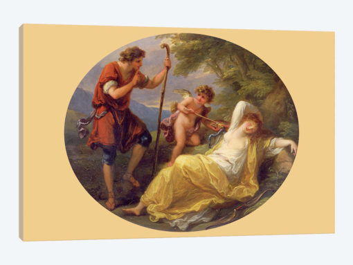A Sleeping Nymph Watched By A Shepherd, 1780