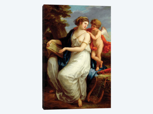 Erato, The Muse Of Lyric Poetry With A Putto