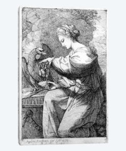 Hebe (Goddess Of Healing, Youth And Beauty) Giving A Drink To Jupiter In The Guise Of An Eagle, 1770