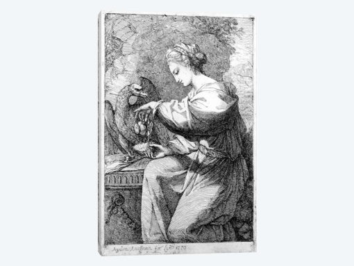Hebe (Goddess Of Healing, Youth And Beauty) Giving A Drink To Jupiter In The Guise Of An Eagle, 1770