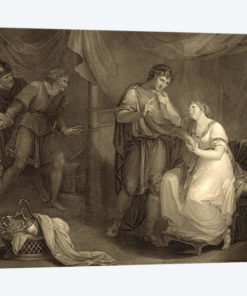 In Calchas' Tent, Act V, Scene II (Illustration From Shakespeare's Troilus And Cressida)