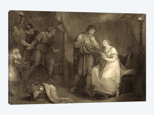 In Calchas' Tent, Act V, Scene II (Illustration From Shakespeare's Troilus And Cressida)