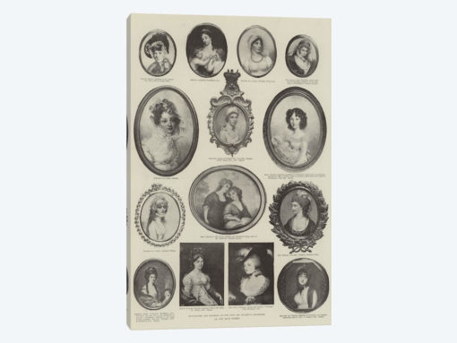 Miniatures And Enamels At The Fine Art Society's Galleries (Illustration For The Illustrated London News), 31 December 1892