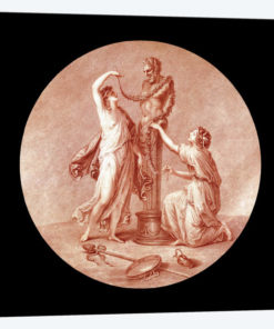 Nymphs Adorning A Statue Of Pan, 1776