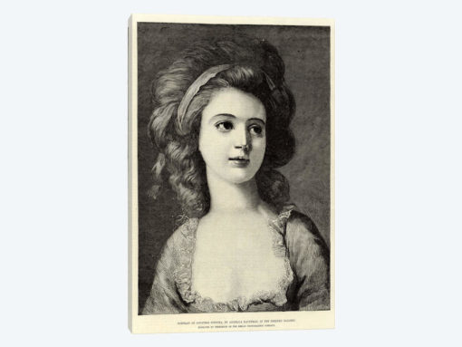 Portrait Of Countess Potocka, In The Dresden Gallery (Illustration For The Illustrated London News), 19 November 1881