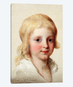 Portrait Study Of Francesco, Crown Prince Of Naples, As A Boy