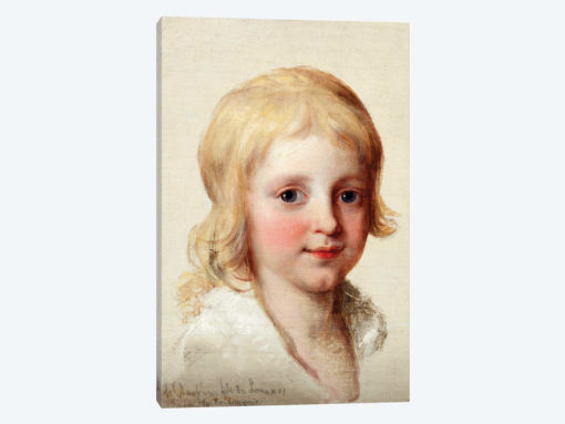 Portrait Study Of Francesco, Crown Prince Of Naples, As A Boy