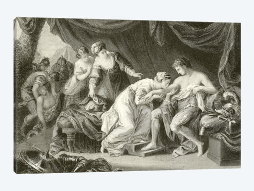 Posion Sucked From The Wound Of Prince Edward By His Consort Eleanor