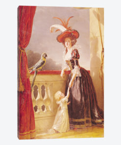 Portrait Of Louise-Elisabeth De France (1727-59) Duchess Of Parma And Her Son Ferdinand (1751-1802), 1786