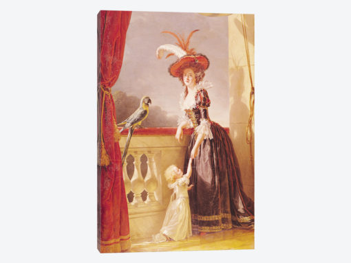 Portrait Of Louise-Elisabeth De France (1727-59) Duchess Of Parma And Her Son Ferdinand (1751-1802), 1786