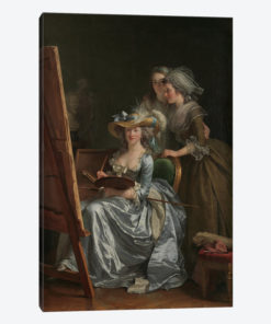 Self-Portrait With Two Pupils, Marie Gabrielle Capet And Marie Marguerite Carreaux de Rosemond, 1785