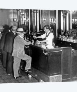 Patrons At A Speakeasy In San Francisco