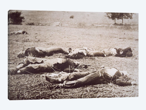 Dead on the Field of Gettysburg, July 1863
