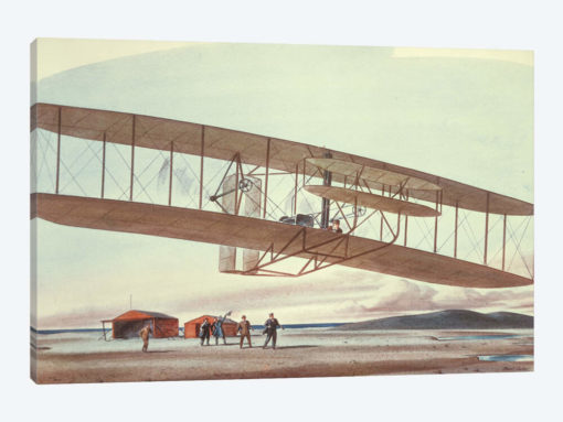 The Wright Brothers at Kitty Hawk, North Carolina, in 1903
