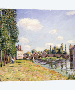 The Moret Bridge in the summer, 1888
