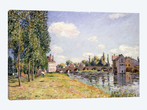 The Moret Bridge in the summer, 1888