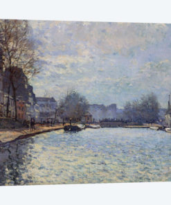 View of the Canal Saint-Martin, Paris, 1870