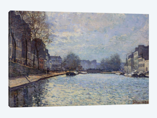 View of the Canal Saint-Martin, Paris, 1870