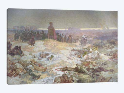 After the Battle of Grunwald, from the 'Slav Epic', 1924