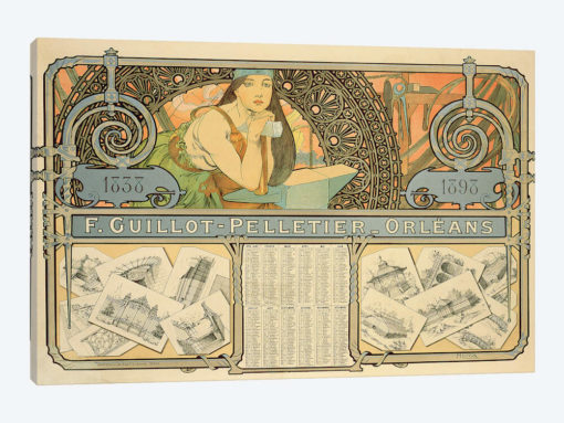 F. Guillot Pelletier Calendar, 1897