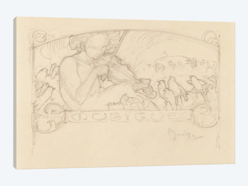 Study of a Woman Playing Violin,